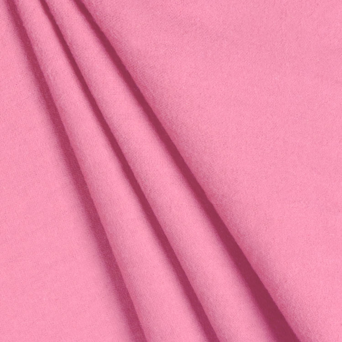 Medium Pink Cotton Flannel Fabric image 2 of 2