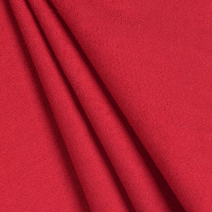 Red Cotton Flannel Fabric image 2 of 2