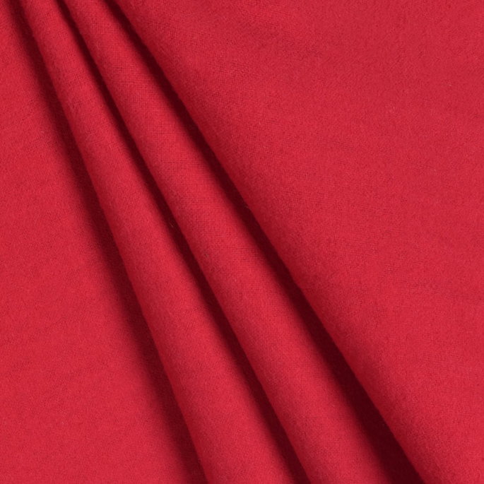 Red Cotton Flannel Fabric image 2 of 2