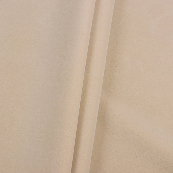 Faux Mohair Beige Fabric image 2 of 2