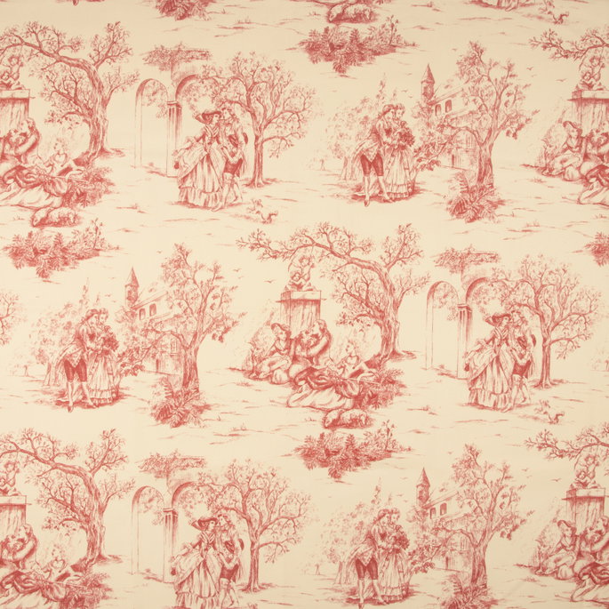 Stof Galanterie Rouge Fabric image 2 of 4