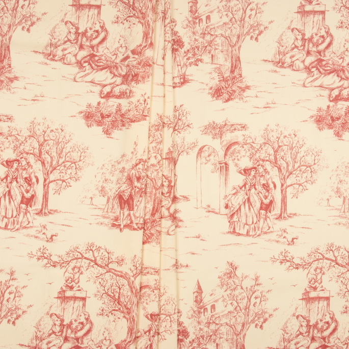 Stof Galanterie Rouge Fabric image 4 of 4