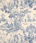 Stof Festin Bleu Fabric
