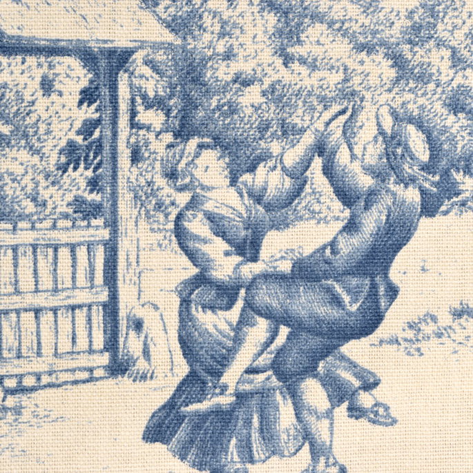 Stof Festin Bleu Fabric image 2 of 4