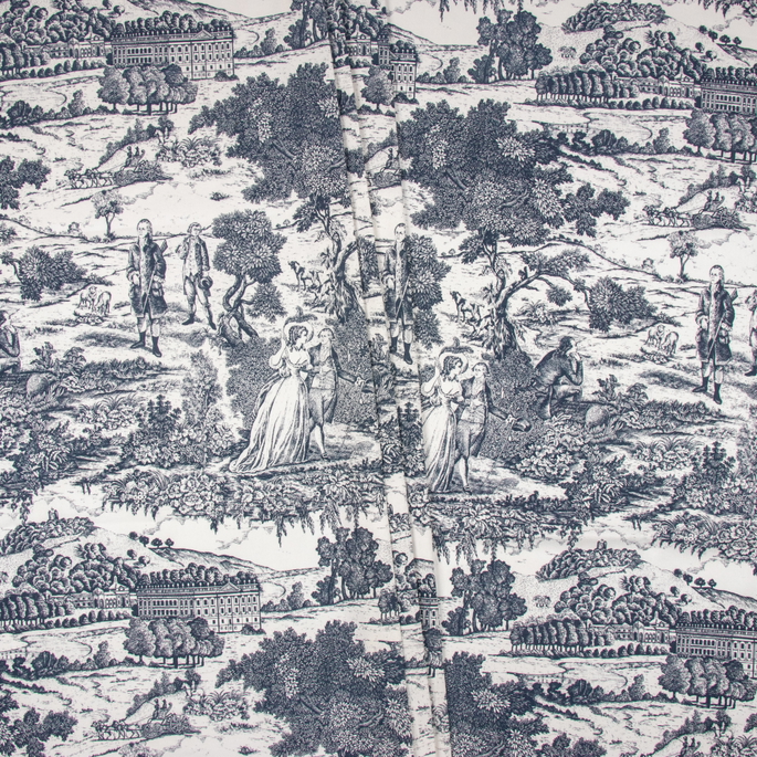 Stof Versailles Marine Fabric image 3 of 3