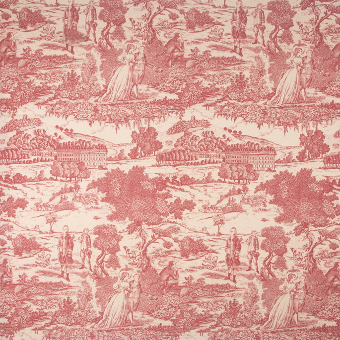 Stof Versailles Rouge Fabric image 1 of 3