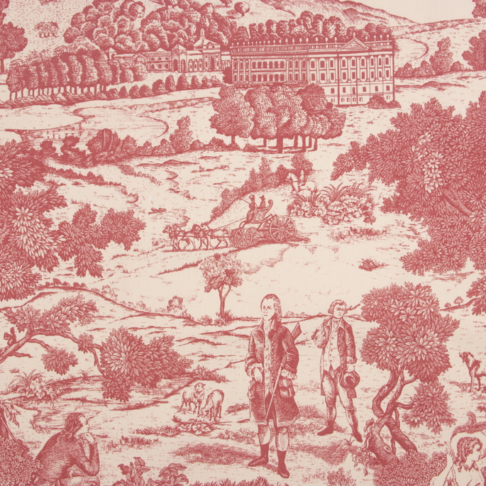 Stof Versailles Rouge Fabric image 2 of 3