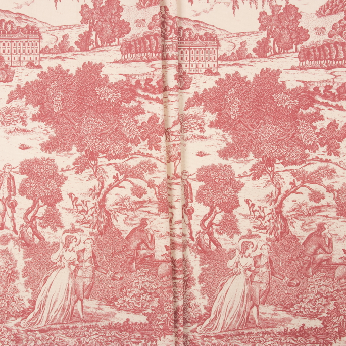 Stof Versailles Rouge Fabric image 3 of 3