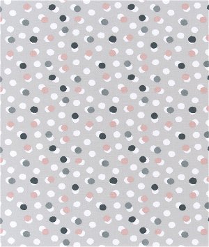 Premier Prints Free Dots French Grey Canvas Fabric