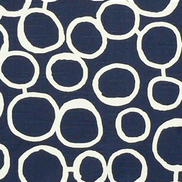 Premier Prints Freehand Premier Navy Slub Fabric