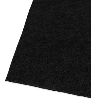 9 inch x 12 inch Black Felt Sheet