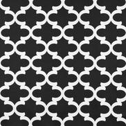 Premier Prints Fynn Black Canvas Fabric