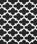 Premier Prints Fynn Black Canvas Fabric