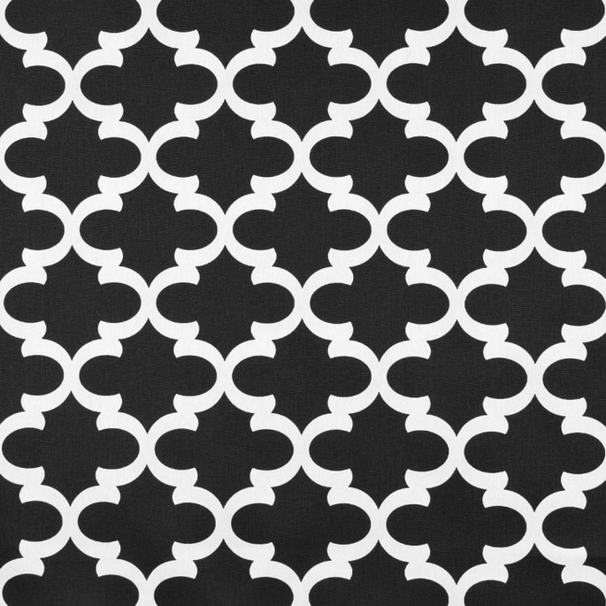 Premier Prints Fynn Black Canvas Fabric image 1 of 3