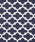 Premier Prints Fynn Blue/White Canvas Fabric
