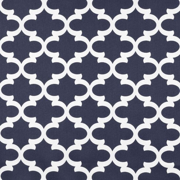 Premier Prints Fynn Blue/White Canvas Fabric image 1 of 3