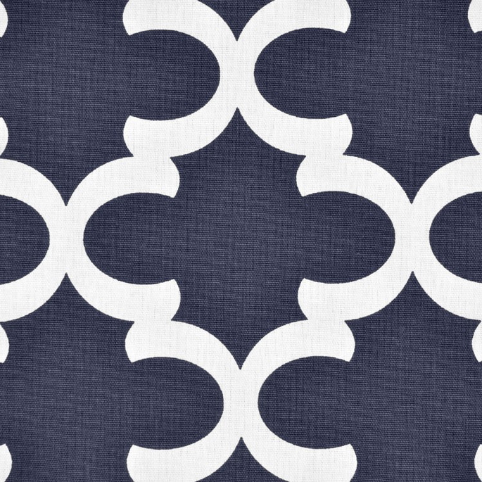 Premier Prints Fynn Blue/White Canvas Fabric image 2 of 3