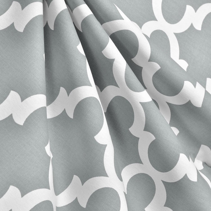 Premier Prints Fynn Cool Grey Canvas Fabric image 3 of 3
