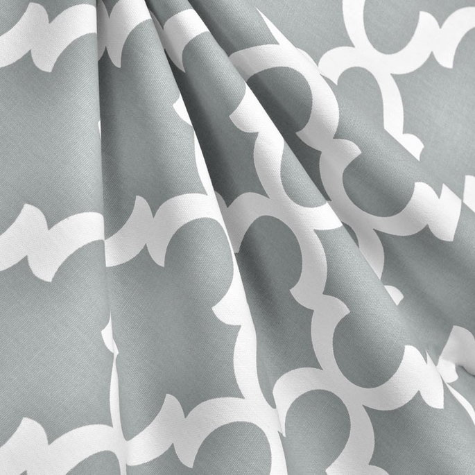 Premier Prints Fynn Cool Grey Canvas Fabric image 3 of 3