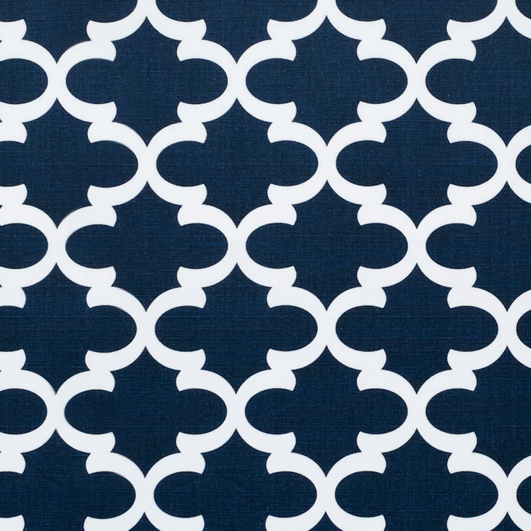 Quatrefoil Blue Fabric by the Yard OnlineFabricStore
