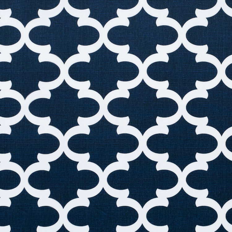 Premier Prints Fynn Premier Navy/White Fabric