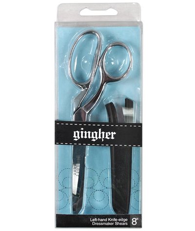 Gingher Left-Hand Knife Edge Dressmaker's Shears - 8 inch