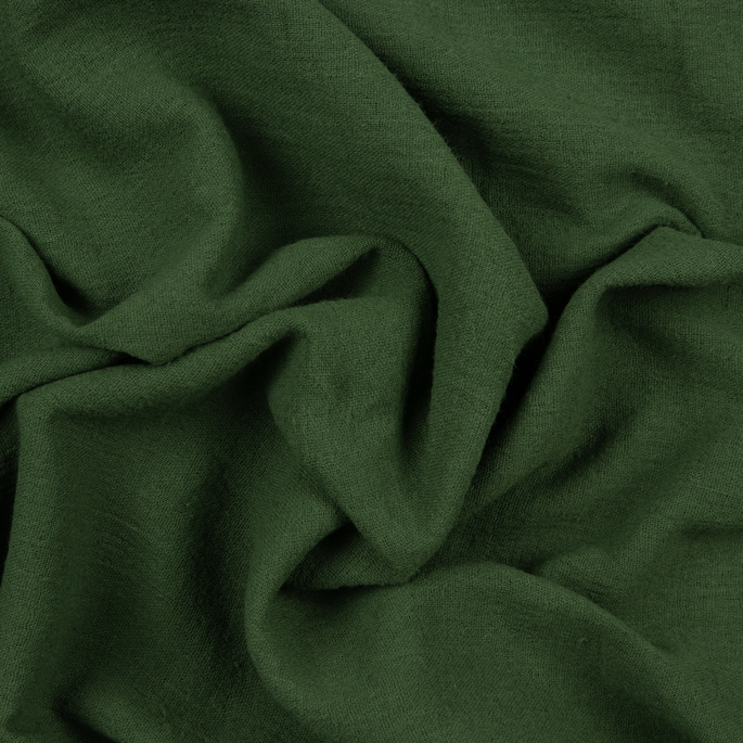 Hunter Green Gauze Fabric image 2 of 2