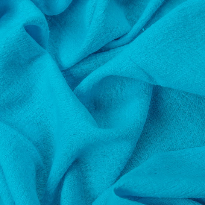 Turquoise Gauze Fabric image 2 of 2