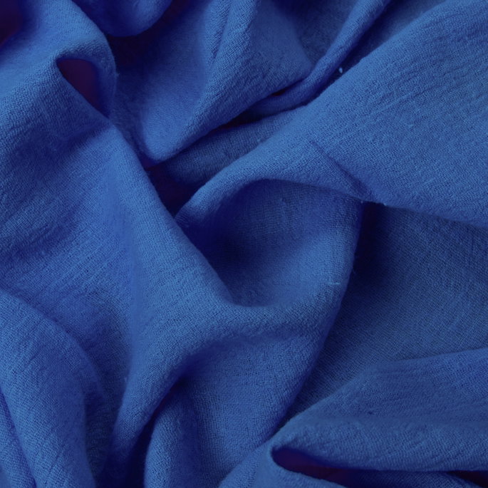 Royal Blue Gauze Fabric image 2 of 2