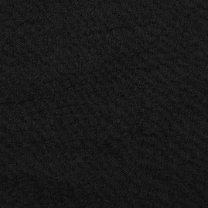 Black Double Cotton Gauze Fabric image 1 of 2