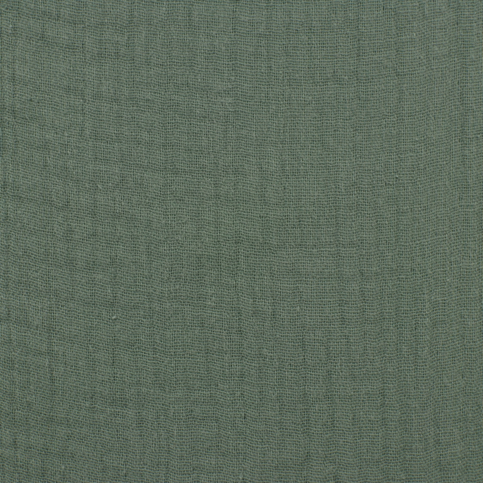 Green Double Cotton Gauze Fabric image 1 of 2