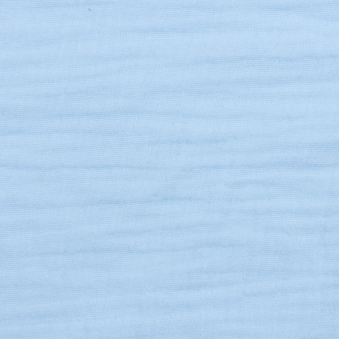 Blue Double Cotton Gauze Fabric image 1 of 2