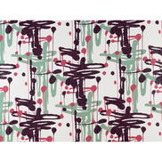 Gaston y Daniela GDT5132.001 Pensacola Verde/Rosa Fabric