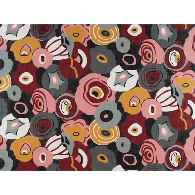 Gastón y Daniela GDT5134.004 Flamingo Rosa/Verde Fabric