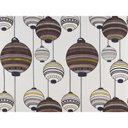 Gaston y Daniela GDT5135.002 Jacksonville Azul/Chocola Fabric
