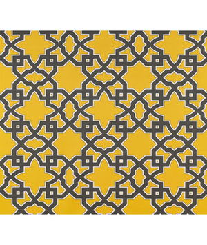 Gastón y Daniela GDT5138.001 Meridien Avenue Gris/Amarillo Fabric