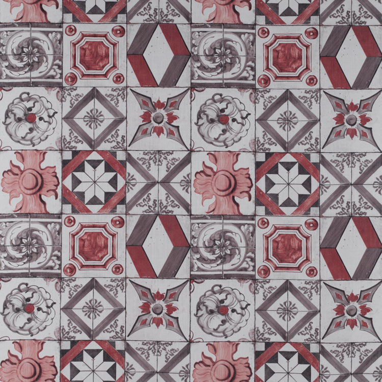Gastón y Daniela GDT5332.001 Trastevere Rojo/Marron Fabric
