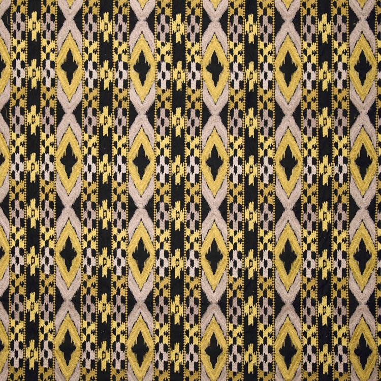 Gastón y Daniela GDT5403.4 Queen Blk/Amarillo Fabric