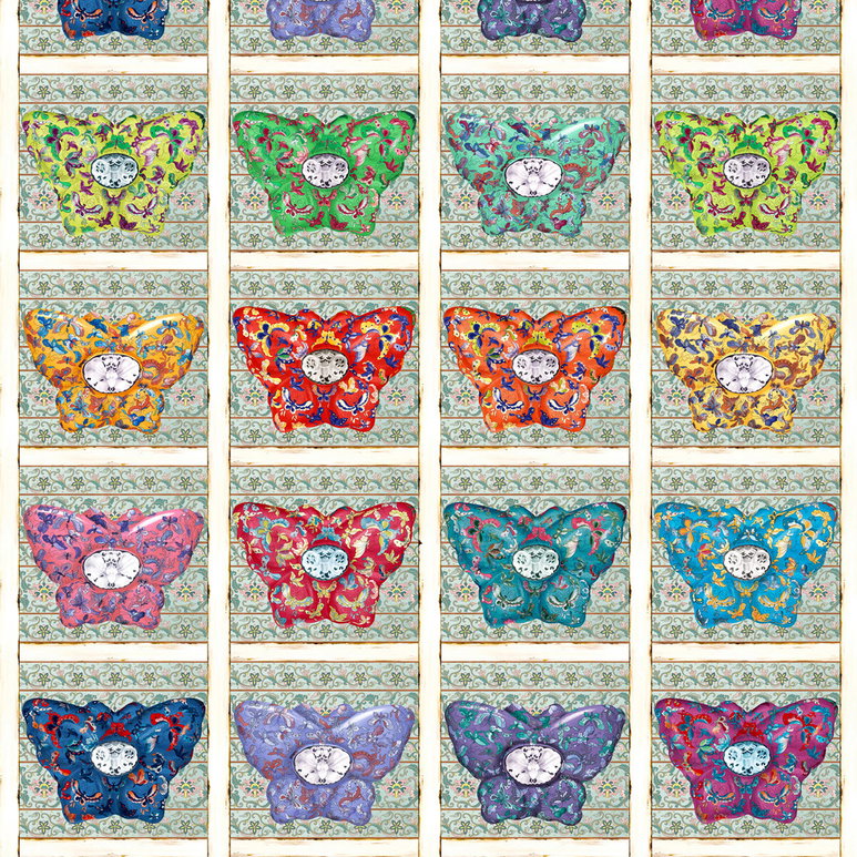 Gastón y Daniela Ruso Multicolor Fabric