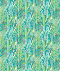 Gastón y Daniela Cactus Azul/Verde Fabric