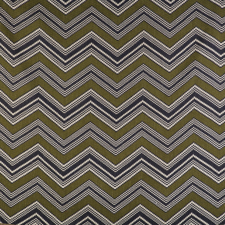 Gastón y Daniela Zig Zag Verde/Navy Fabric
