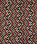 Gastón y Daniela Zig Zag Rojo Fabric