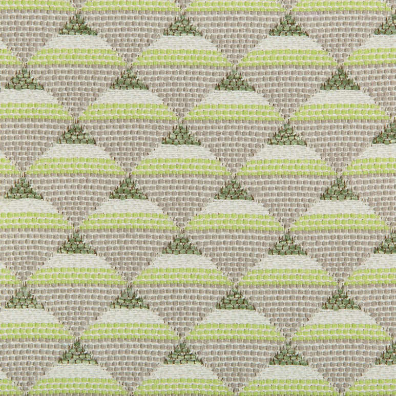 Gastón y Daniela Piramides Verde Fabric