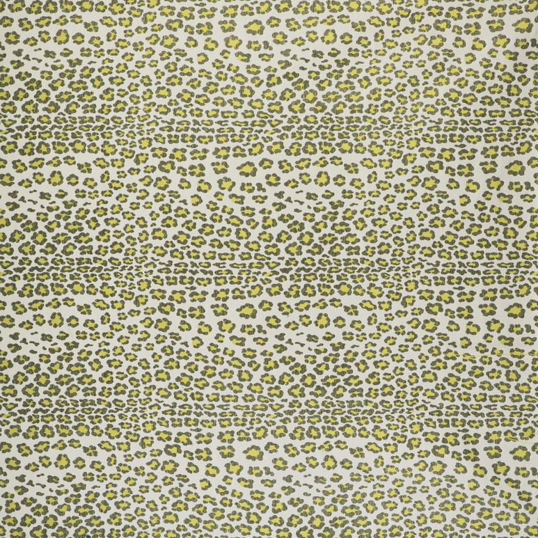 Gastón y Daniela Leopardo Verde Fabric