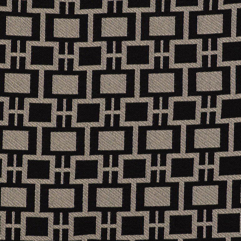 Gastón y Daniela Series Lino/Negro Fabric
