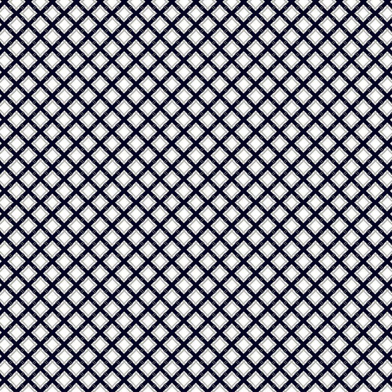Gastón y Daniela Trellis Navy/Gris Fabric