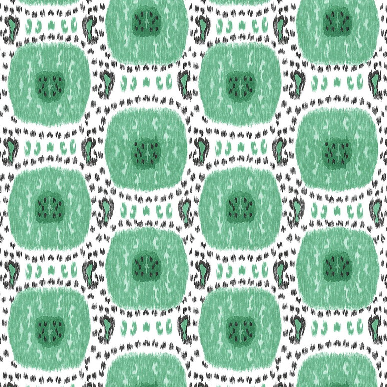 Gastón y Daniela Gran Sol Verde Fabric