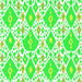 Gastón y Daniela Ikat Verde Fabric