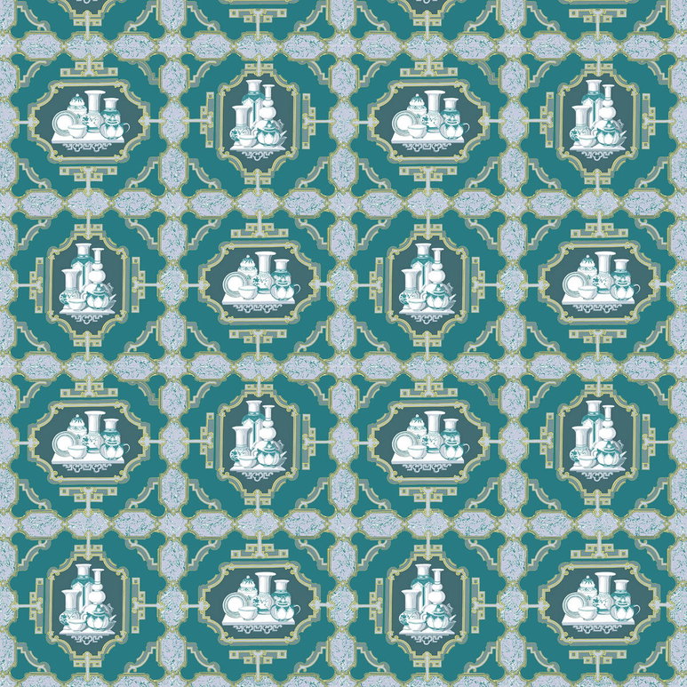 Gastón y Daniela Porcelanas Esmeralda Fabric