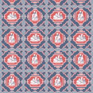Gaston y Daniela Porcelanas Azul Fabric